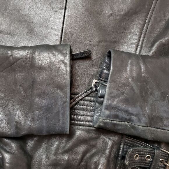 Lucky Brand 100% Lamb Leather Skin Jacket Size small - Picture 13 of 16